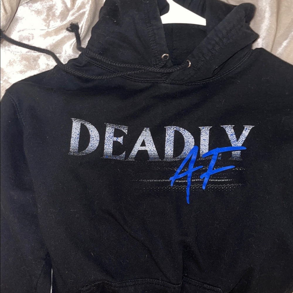 We The People  Hoodie with White Print